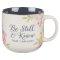 Mug White/Navy Be Still & Know Ps. 46:10