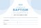 ETC Baptism Certificate A5 Landscape (pack of 10)