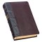 KJV Bible Giant Print Standard-size Full-grain Leather, Burgundy/Mahogany