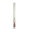 12 x 7/8" Baptismal Candle- White Cathedral - Single