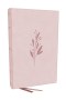 NKJV, End-of-Verse Reference Bible, Personal Size Large Print, Pink Leathersoft, Thumb Indexed, Red Letter, Comfort Print