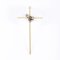 8" Gold Praying Hands Wall Cross