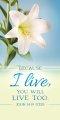 Because I Live - Easter Offering Envelope - John 14:19