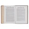 KJV Dark Brown and Honey Brown Faux Leather Large Print King James Version Study Bible with Thumb Index