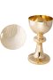 Chalice gold plated H 20 cm