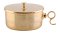 Golden Plated Ciborium D 13 cm H 6.5 cm
