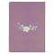 NLT Plum Floral Faux Leather Spiritual Growth Bible