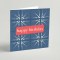 Happy Birthday (Geo Blue) Greeting Card
