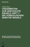 Vorarbeiten zur Geschichte Israels, Heft 1: Die – Im Zusammenhang seiner kulturgeschichtlichen Entwicklung