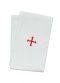12" x 20" Red Cross Design Lavabo Towel