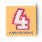 4th birthday card with bible verse