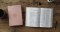 ESV Giant Print Value Personal Size Bible (TruTone, Blush Rose, Fleur-de-lis Design)