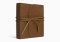 ESV Journaling Bible (Natural Leather, Brown, Flap with Strap)