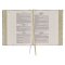 Sage Green Floral Hardcover Amelia Collection Large Print King James Version Note-taking Bible - Luke 22:42
