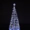1.8m White Twinkling Icicle Spiral Tree with 535 LEDs