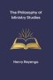 The Philosophy of Ministry Studies