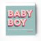 Baby boy greeting card with bible verse on cover