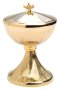 Gold Plated Ciborium H 17 cm
