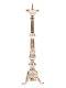 Nickel Plated Altar Candle Stand H 62 cm (silver colour)