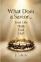 What Does a Savior...Look Like Think Feel Do?