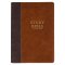 KJV Study Bible LP Faux Leather, Two-tone Brown