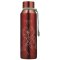 Trust Metallic Pomegranate Red Stainless Steel Water Bottle - Proverbs 3:5