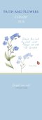 Faith and Flowers Slimline Calendar 2026