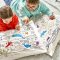 Under the Sea Pillowcase - Colour in and Learn