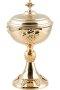 Golden Plated Ciborium H 28 cm