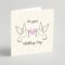 On Your Wedding Day Doves Square Card