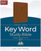 KJV Hebrew-Greek Key Word Study Bible, Brown, Indexed