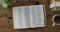 ESV Large Print Personal Size Bible, Red Letter, Thumb Indexed (TruTone, Nubuck Caramel, Wildflower Design)
