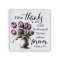 Set of 6 Wooden Coasters – "Give Thanks to the Lord for He Is Good" (Psalm 107:1)