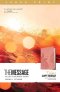 Message Deluxe Gift Bible, Large Print (Leather-Look, Dusty Pink Floral)