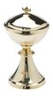 Golden Plated Ciborium H 17 cm