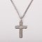 24" Cross Necklace with Dove Cutout
