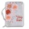 The Holy Bible Floral Canvas Bible Cover - Large