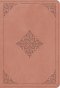 ESV Value Large Print Compact Bible (TruTone, Blush Rose, Fleur-de-lis Design)