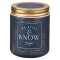 Glass Candle w/Screw Top Lid Navy Be Still Ps. 46:10