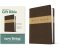 NLT Premium Gift Bible, Brown & Tan, Leatherlike, Red Letter, Presentation Page, Dictionary, Concordance, Introduction to the Bible, Plan of Salvation