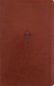 NASB, Personal Size Reference Bible, Large Print, Paragraph Style, Leathersoft, Brown, Red Letter, 1995 Text, Comfort Print