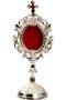 Silver Plated Reliquary H 18 cm