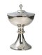 Nickel Plated Ciborium with Gold Plated Inside H 23 cm