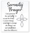 Serenity Prayer Ceramic Plaque