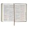 KJV Bible Giant Print Full-size Faux Leather, Crown of Thorns, Brown