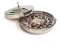Communion Bread Plate Cover 6 5/8" x 3/4" - Silver Finish With Elegant Cross Topper
