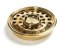 Brass Communion Tray Bread Insert 4 1/2" diameter x 5/8" high