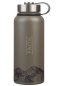 Faith Dusty Brown Stainless Steel Water Bottle - Matthew 17:20