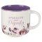 Mug Purple Strength and Dignity Prov. 31:25