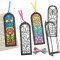 Summer Stained Glass Effect Colour-In Bookmark Kits (10 Pack)